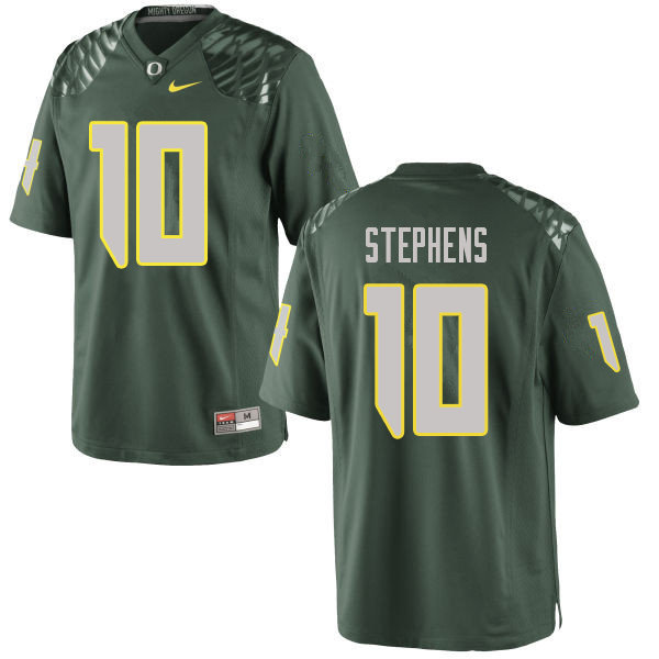 Men #10 Steve Stephens Oregn Ducks College Football Jerseys Sale-Green